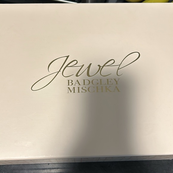 Worn once (wedding day) authentic Badgley Mischka “jewel” heels. “Caroline” - Picture 2 of 6